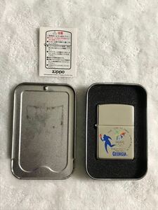 ZIPPO ジッポー ジッポ オイルライター 長野オリンピック 聖火ランナー 缶コーヒー　ジョージア 1997年製 未使用品 当選品　懸賞品　非売品