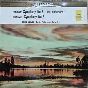 L164/LP1枚/マーツェル/ベートーベン：シューベルト：交響曲「未完成」/交響曲「運命」
