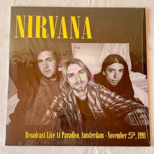 Nirvana ニルバーナ Broadcast Live At Paradiso， Amsterdam: November 25 1991LP 新品 ニルヴァーナ レコード アナログ盤 LP