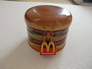 MacDonald　マクドナルド　ビッグマック型　金属製貯金箱