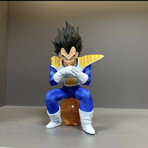 ■ ドラゴンボール ☆【ベジータ】■ 約14cm 0.6kg 海外限定 漫画風 PVC 箱なし