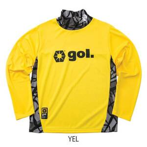 SALE! メール便可能 gol (ゴル) ハイネック プラクティスシャツ (L) | SOCCER futsal サッカー フットサル プラシャツ モックネック セール