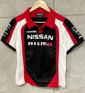 超希少 NISSAN ニッサン NISMO ニスモ 半袖ポロシャツ 12サイズ キッズ 子供用 snap-on TOSHIBA ゆうパケ可 ○ 新規×