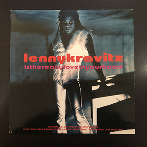 Lenny Kravitz / Is There Any Love In Your Heart [Virgin VUST 76] Black Girl ポスター付き