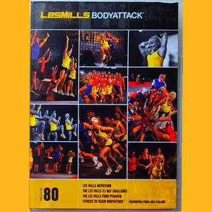 ボディアタック 80 CD DVD LESMILLS BODYATTACK レスミルズ