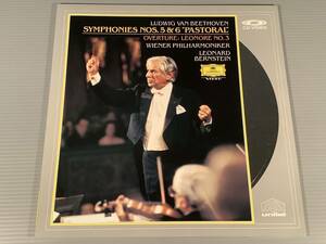 LD(レーザー 輸入盤)■ベートーヴェン：Symphony no.5 in C minor, op.67／no.6 in F major, op.68「Pastoral」※バーンスタイン指揮■