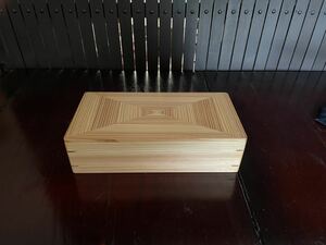 ハンドメイド 木製 小物入れ 弁当箱