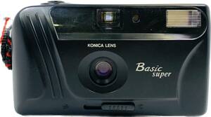 KONICA コニカ LENS Basic super 45 CAMERA カメラ コンパクトカメラ フィルムカメラ フィルム有り？