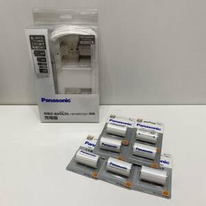 【未開封品】未使用 Panasonic 充電式EVOLTA/eneloop対応 充電器 BQ-CC25+ニッケル水素電池単2形 7本セット