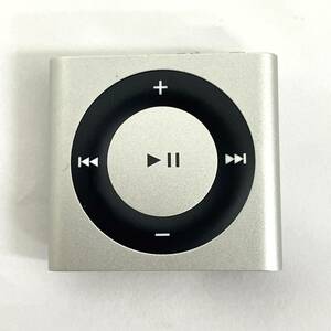 【5499】1円スタート！ iPod アイポッド Shuffle シャッフル Apple アップル 第四世代 A1373 ミュージック 音楽 プレイヤー シルバーカラー