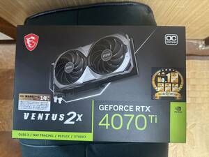 MSI GeForce RTX 4070 Ti VENTUS 2X 12G OC