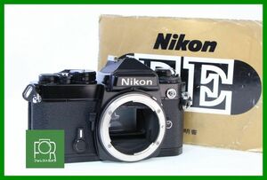 【同梱歓迎】実用■Nikon FE ブラック ボディ■シャッター全速・露出計完動■JJ325