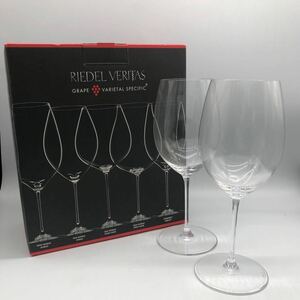 0100425RIEDEL 新品未使用ハイキックレッドグラス1対2個包装ケース付き