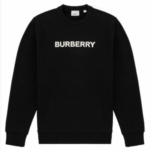 バーバリー トレーナー BURBERRY 8055312 A1189 M ロゴプリント コットン スウェットシャツ クルーネック 長袖 プルオーバー Mサイズ