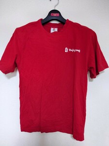 【お買い得！】北京オリンピック 2008 Tシャツ 赤 レッド 半袖 Tee 古着 野球 サッカー バスケットボール バレーボール 柔道 卓球 テニス