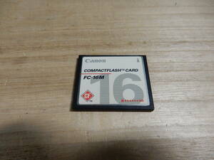 キャノン　コンパクトフラッシュカード　FC-16MB