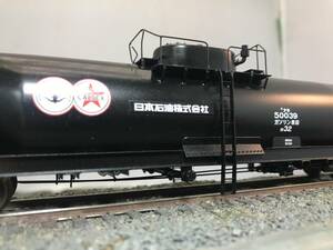 アダチ ガソリン専用タンク貨車　タキ50000 日本石油 １/80 16.5mm　完成品