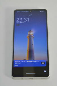 109 y017 送料無料 SHARP AQUOS sence 7 plus A208SH シルバー SIMフリー 判定◯