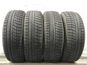 ★保管袋付★(5B127) 185/60R15 84Q BRIDGESTONE VRX 2015-1.2020-3年 4本 スタッドレスタイヤ 送料無料　アクア シエンタなど