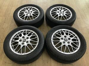 TOYOTA 80 ノア純正OP BBS 鍛造 FOEGED BS REGNO GRV2 205/55R16 21年製 4本 中古 ノア VOXY オーリス アイシス