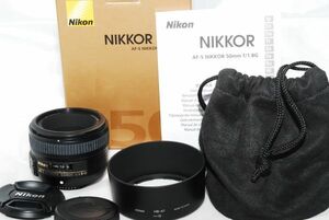 新品級 ★Nikon 単焦点レンズ AF-S NIKKOR 50mm f/1.8G フルサイズ対応 AF-S 50/1.8G ★ 20230911_B004XXAK5U