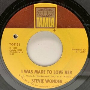 USオリジナル 7インチ STEVIE WONDER I Was Made To Love Her / Hold Me (