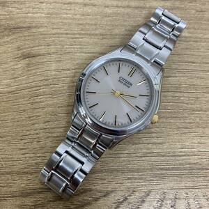 [5-8]CITIZEN Eco-Drive 腕時計 ソーラー メンズ FRB59-2452 美品 稼働 【送料一律385円】