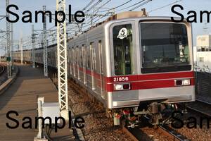 【鉄道写真】東武20000系　21856F　日比谷線直通車　＠小菅　L版　(商品番号433)