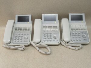 Ω ZZ# 12955# 保証有 NAKAYO【 NYC-24iF-SDW 】(3台セット) ナカヨ iF 24ボタン標準電話機 領収書発行可能・祝10000！取引突破！