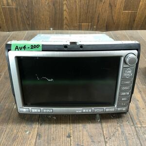 AV4-200 激安 カーナビ TOYOTA アルファード 86100-58023 56065 HDDナビ マルチモニター CD DVD MD 通電未確認 ジャンク