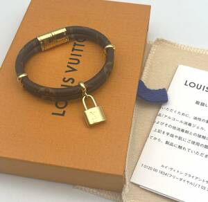 美品 LOUIS VUITTON ルイヴィトン M8109E ブラレス キープイット トゥワイス　ブレスレット アクセサリー