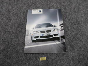 BMW　M3クーペ　セダン　カタログ　2007年　59ページ　英語表記　C576　送料370円　
