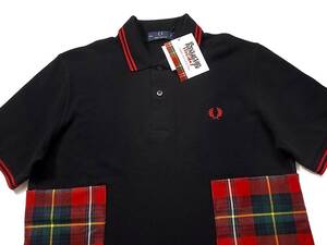 Re/tartan Re/energy Holiday COMME des GARCONS FRED PERRY ポロシャツsize40