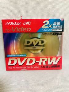 victor・JVC/DVD-RW/120分/くり返し録画用/2×高速録画対応/VD-RW120D/ビデオモード対応