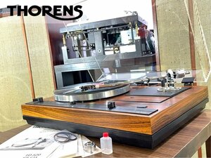 レコードプレーヤー THORENS TD520 SME 3012-R 搭載 オートリフト SMEシェル/サブウエイト/新品ゴムベルト等付属 Audio Station