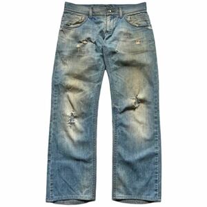 Rare 00s DOLCE&GABBANA distressed denim pants archive collection D&G balenciaga made in Italy ドルチェアンドガッバーナ 希少