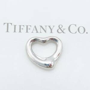 【送料無料】 未使用 Tiffany&Co. ティファニー プラチナ オープン ハート ネックレス トップ PT950 HI32