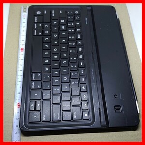 Bluetoothキーボード BSKBB25BK 242×172mm BUFFALO iPad Air用 動作 ケース一体型 パンタグラフ式 iPhone PC 匿名 即決 ワンコイン