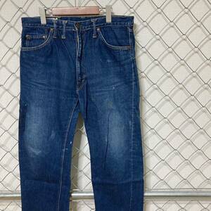 70s VINTAGE BIG JOHN ビッグジョン Lot 307 TALON ZIP デニムパンツ ジーンズ 36×32