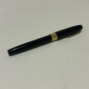 【AMT-10616] 万年筆 SHEAFFER シェーファー ペン先 14K 585 14金 筆記用具 ブラック ゴールド 文房具 本体のみ インク有 文具 筆記