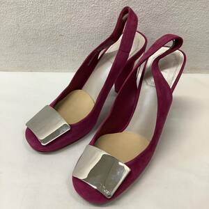 Christian Dior クリスチャンディオール スエード パンプス ハイヒール 靴 size 38 ピンク イタリア製 78818