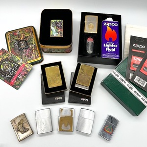 【J-16】ZIPPO ジッポ 未使用有　MYSTERIES OF THE Forest　Zippo’ｓ 1995 Collectible　DDS CRT Eng.　TROUT　GGB社長サイン　着火未確認