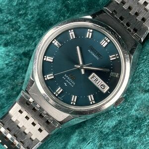 5ビンテージ 精工舎SEIKO セイコー ロードマチック スペシャル 5216-8010 23石 LM SPECIAL ダークブルーダイヤル 綺麗 オリジナルブレス