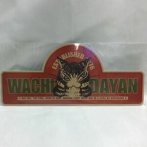 わちふぃーるど ダヤン クラッシックダヤンステッカー 赤 Wachifield DAYAN 猫 シール 新品未使用