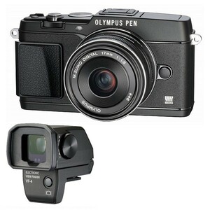 中古 １年保証 美品 OLYMPUS E-P5 17mm F1.8 VF-4セット ブラック