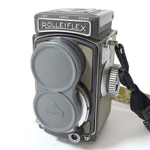 Rolleiflex ローライ 二眼レフフィルムカメラ 動作未確認 劣化有 60サイズ発送 K-2619350-290-mrrz