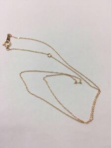 K18ピンクゴールドネックレス 18金ネックレス あずきチェーン 新品 本物