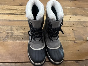 SOREL CARIBOU ソレル カリブー スノーブーツ ブーツ 23cm レディース グレー used 