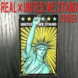 REAL/リアル × UNITED WE STAND (HUMIDITY) STICKER/ステッカー シール スケボー
