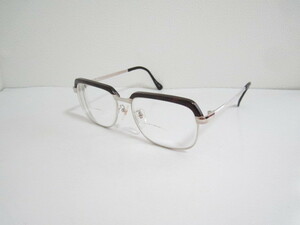 01A◆極上　美品　ビンテージ　レトロ　NEW Gentle　532　ニュージェントル　サーモント　ブロー　シルバー系　眼鏡